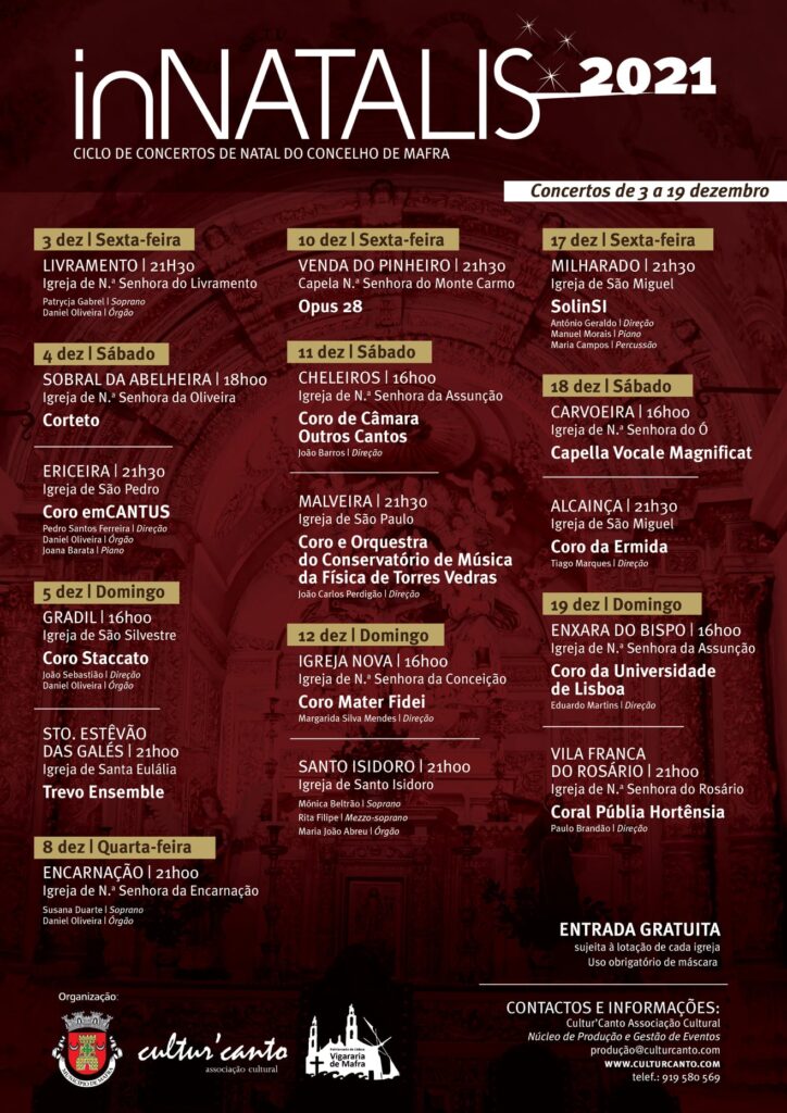 IGREJA DA SENHORA DO Ó, CARVOEIRA Concerto de Natal